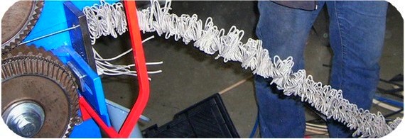Recykling kabli energetycznych, linki alfe, wyciąganie drutu stalowego z oplotu aluminiowego